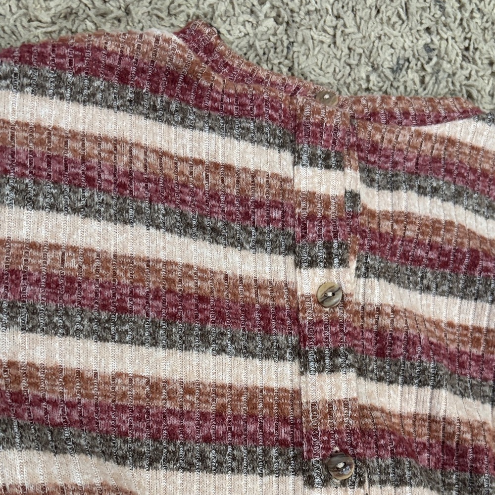 Zara Multicolor Ribbed Knit Jumpsuit - Picture 4 of 5